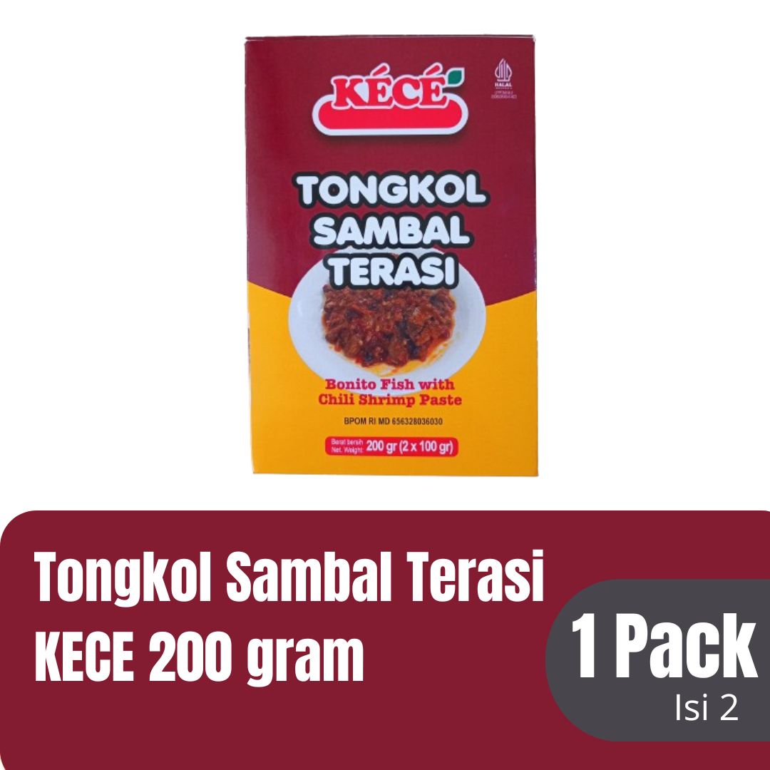Tongkol Sambal Terasi KECE 200 gr (2x100) 1 Pack isi 2